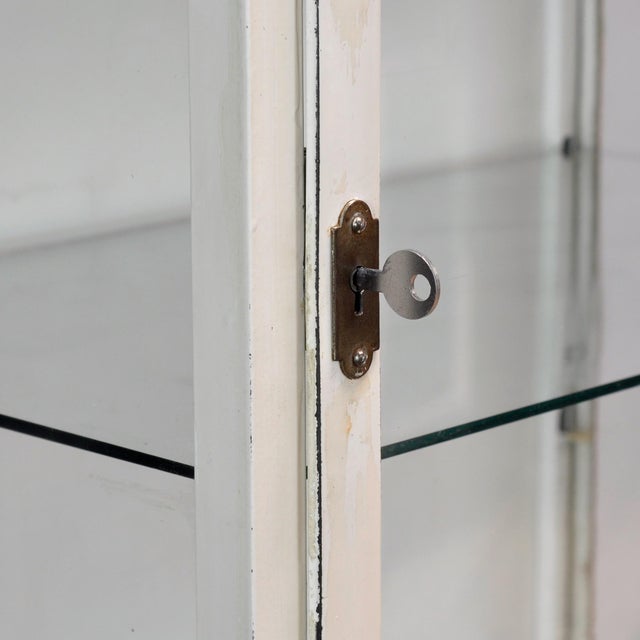 Metal Vintage Medical Cabinet in Glass and Iron, 1970s For Sale - Image 7 of 12