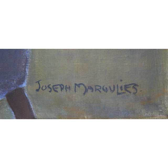 Realism Joseph Margulies Original Portrait Painting Signed For Sale - Image 3 of 5