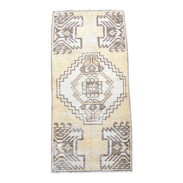 1960s Vintage Turkish Rug For Sale