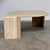 Italian Sculptural Eye-Shaped Coffee Table in Travertine, 1980s For Sale - Image 9 of 13
