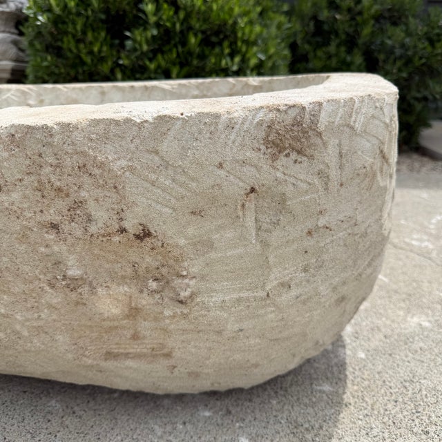 Antique Limestone Trough 5926b For Sale - Image 4 of 8
