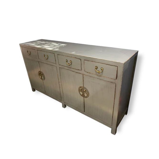 Ming Gray Buffet Table Chairish