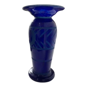 Degué 1920s Vase 14"high Art Deco Verrerie d'Art