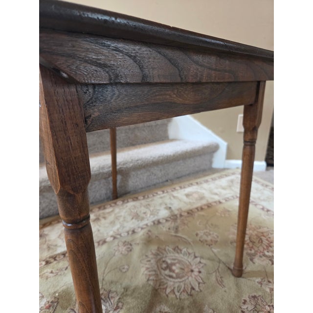 Antique Wood Folding Table For Sale - Image 4 of 16