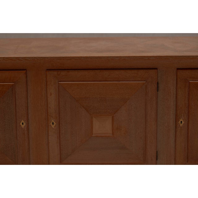 Mid-Century Modern French Oak Sideboard, 1950s For Sale - Image 12 of 18