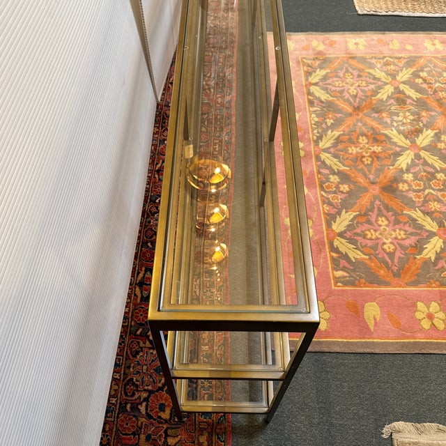 Mitchell Gold + Bob Williams Vienna Low Bookcase, Large For Sale In San Francisco - Image 6 of 12