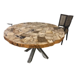 Arhaus Petra Round Dining Table For Sale