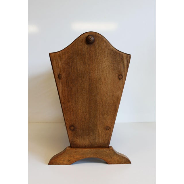 Vintage Magazine Rack in Wood and Caning, 1950s For Sale - Image 3 of 6