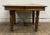 Early 20th Century Vintage English Oak Pub Table Dining Table For Sale - Image 5 of 9