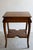 1920s Antique Victorian Oak Square Side Parlor Table With Shelf For Sale - Image 5 of 9