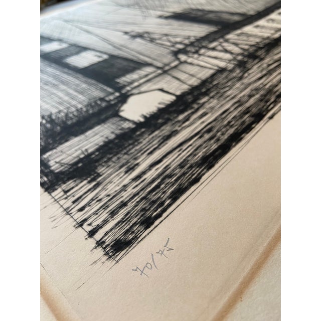 Bernard Buffet, Lighthouse, Original Drypoint Etching For Sale - Image 5 of 6