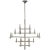 Chapman & Myers for Visual Comfort Signature Sonnet Large Chandelier in Polished Nickel For Sale
