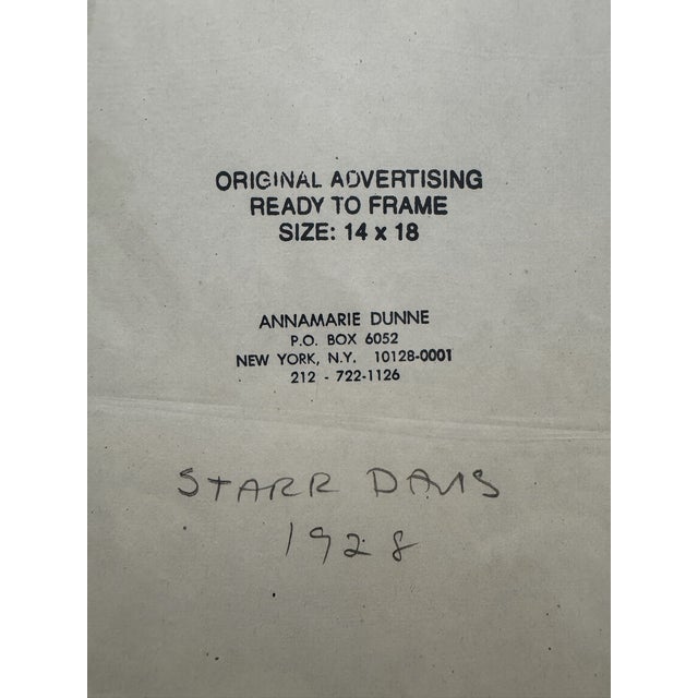 1928 Original Lincoln Advertising, Stark Davis, Art Deco, Matted For Sale - Image 4 of 5