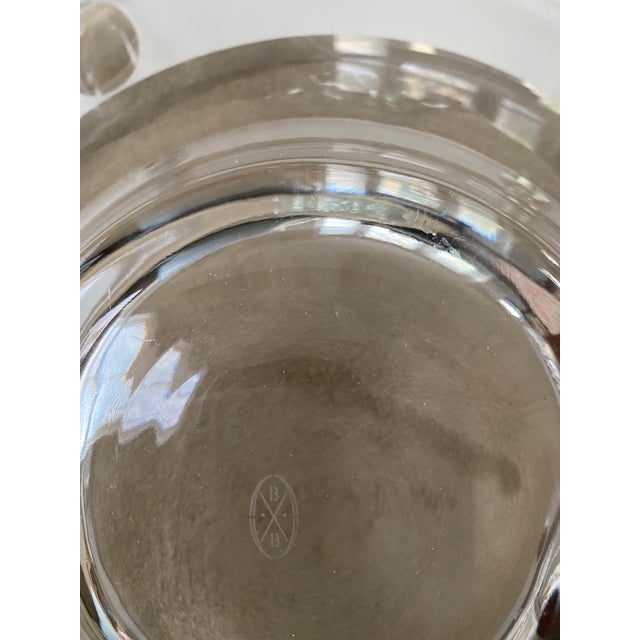 Barbara Barry Decorative Glass Bowls (2) by Barbara Barry for Baker Furniture - Vintage Early 2000s For Sale - Image 4 of 9