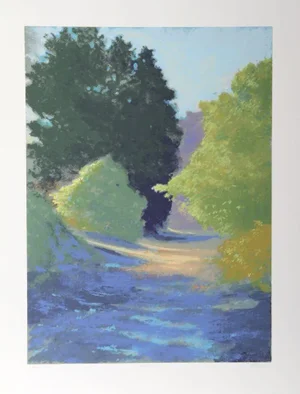 Larry D'Amico, "Fire Road," Serigraph