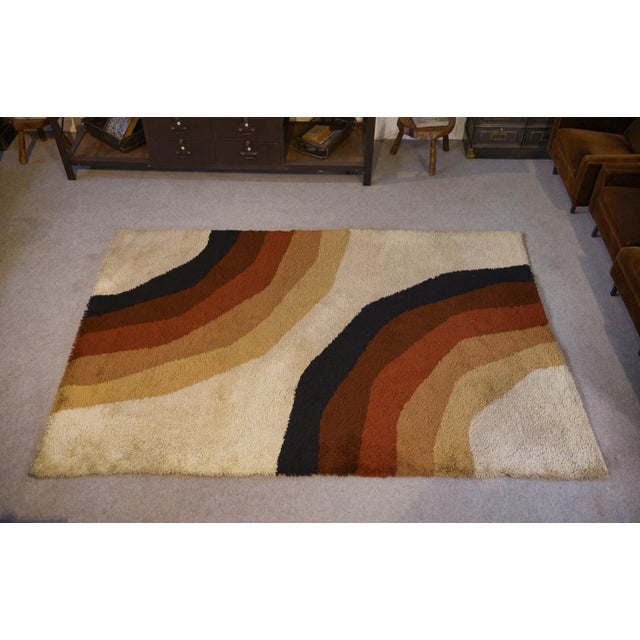 Textile Rug from Herforder Teppiche, 1970s For Sale - Image 7 of 9