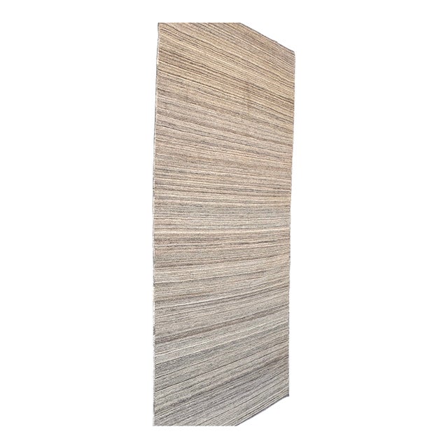 1980s Small Flatwoven Beige Rug For Sale
