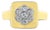 Diamond Flower Shaped Brushed Satin Finish Ring 14k Yellow Gold, Size 8 For Sale
