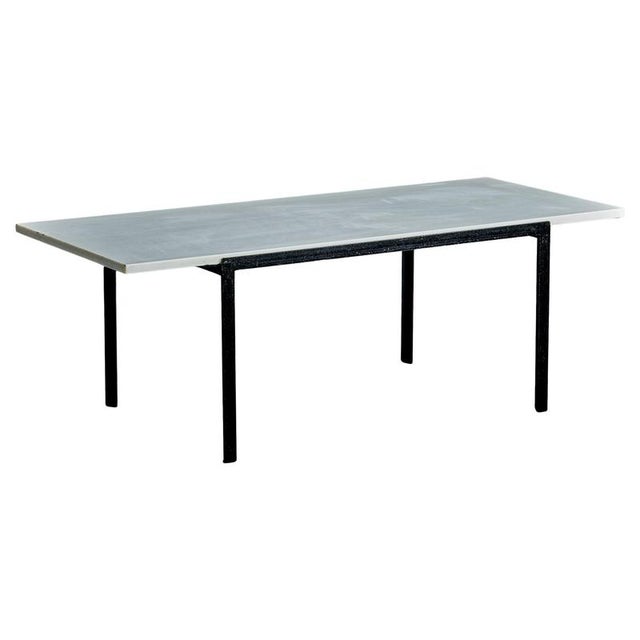 T-Angle Coffee Table with Marble Top from Knoll International, 1960s For Sale - Image 11 of 11
