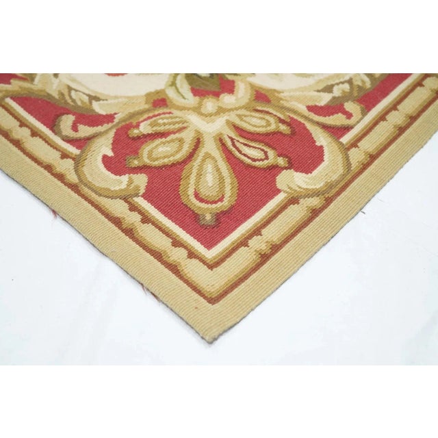 Traditional Aubusson Rug 7'5'' X 9'7'' For Sale - Image 3 of 6