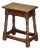17th Century English Oak Joint Stool with Turned Legs For Sale