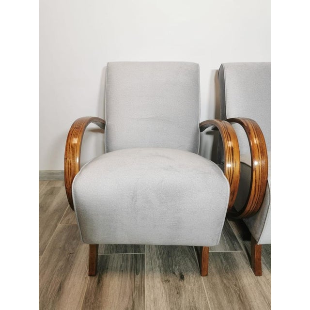 Set of Armchairs by Jindrich Halabala, 1940s For Sale - Image 18 of 18