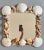 Vintage Square Seashell Shell Encrusted Mirror For Sale - Image 9 of 9