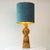 Beige Ceramic Table Lamp attributed to B. Rooke with Lampshade attributed to R. Houben, 1970s For Sale - Image 8 of 11