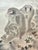 19th Century Japanese Silk Scroll Painting of Moneys Edo Period Mori Tetsuzan For Sale - Image 5 of 14