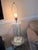 Vintage Mid-Century Modern Monumental "Four-Column" Lucite Table Lamp For Sale - Image 9 of 12