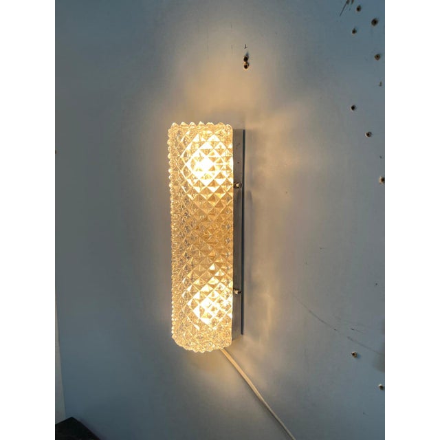 Mid-Century Modern Vintage Wall Lamps from Glashütte Limburg, Germany, 1970s, Set of 2 For Sale - Image 3 of 18