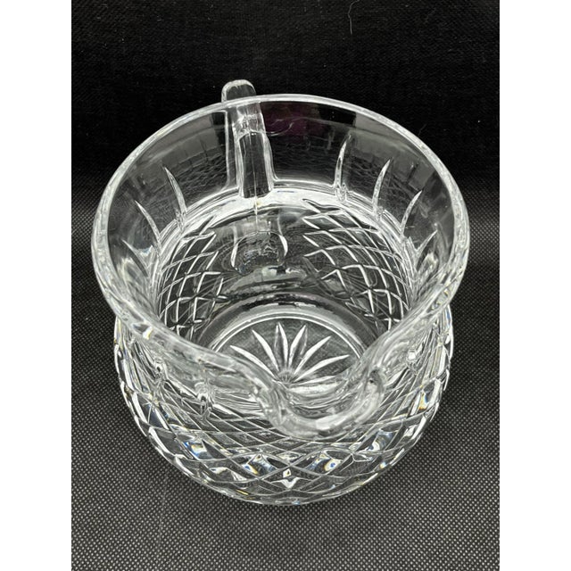 Vintage Crystal Cut Glass Pitcher For Sale In New York - Image 6 of 9