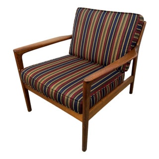 Mid-Century Modern Teak Scandinavian Armchair For Sale