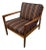Mid-Century Modern Teak Scandinavian Armchair For Sale