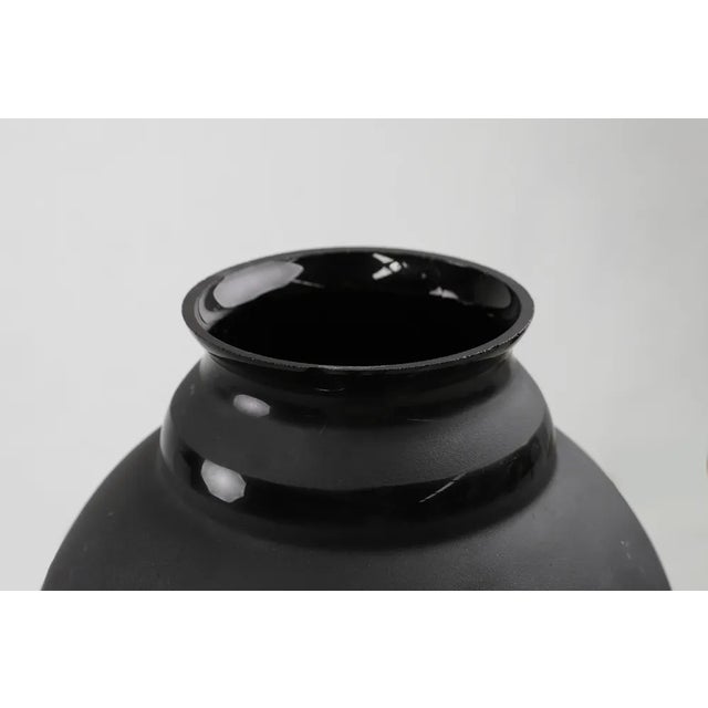 Glass Large Belgian Vase by Paul Heller, 1930s For Sale - Image 7 of 10