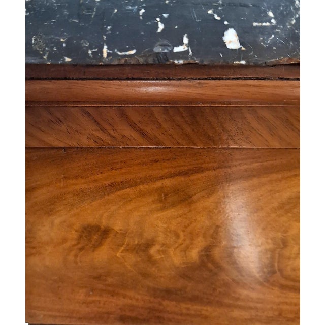 Empire Style Marble Top Console Table by Bedel & Cie of Paris For Sale In San Francisco - Image 6 of 18