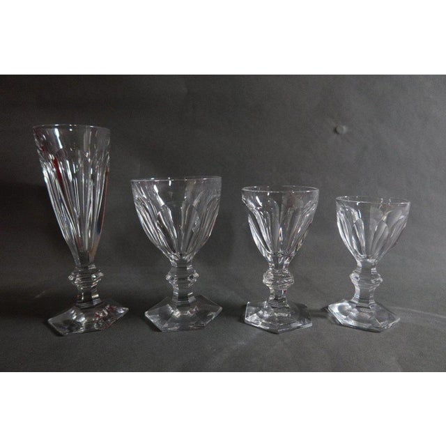 Glass Service in Crystal from Baccrat Mortèle Harcourt For Sale - Image 4 of 10