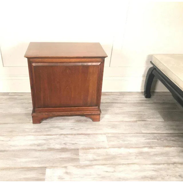 Brown 1960s Traditional Solid Pennsylvania Cherry Small Bachelors Chest For Sale - Image 8 of 10