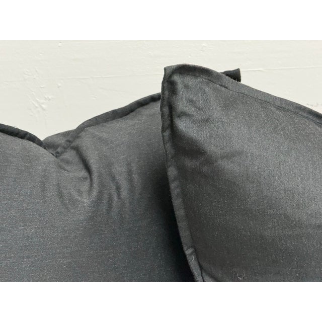 Gray Eastern Accents Niche Monterosa Flannel Decorative Pillows, Pair For Sale - Image 8 of 12