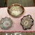 Enhance your vintage collection or tabletop presentation with this beautiful set of three antique Japanese porcelain...