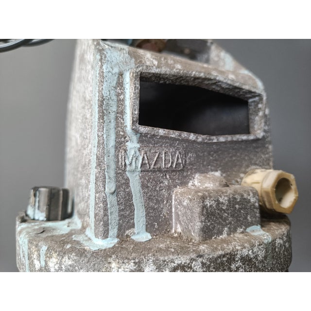 Large Industrial Pendant Lamp by Mazda, 1950s For Sale - Image 4 of 14