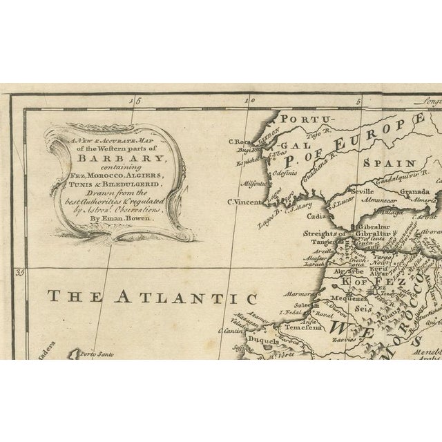 Mediterranean and Barbary Coast by Bowen, 1747 For Sale - Image 9 of 10