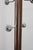 Vintage Italian Coat Rack in Iron with Chrome-Plated Plastic and Wood Base, 1970s For Sale - Image 9 of 11