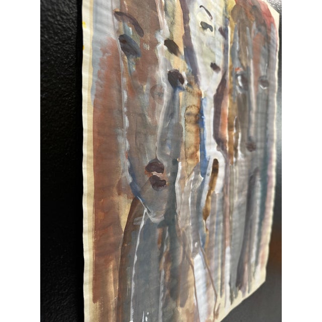 Gilbert Pauli, Question, Watercolor on Paper, 1997 For Sale - Image 6 of 9