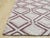 Contemporary 5x8 Ivory Hand-Knotted Wool Diamond Trelliswork Geometric Modern Carpet Rug For Sale - Image 3 of 5