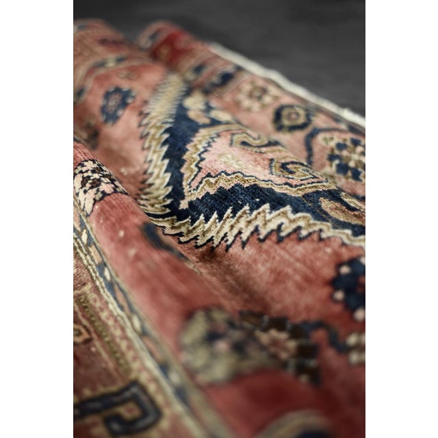 Hand-Woven Oriental Hamadan Kamse Rug, 1960s For Sale - Image 11 of 18