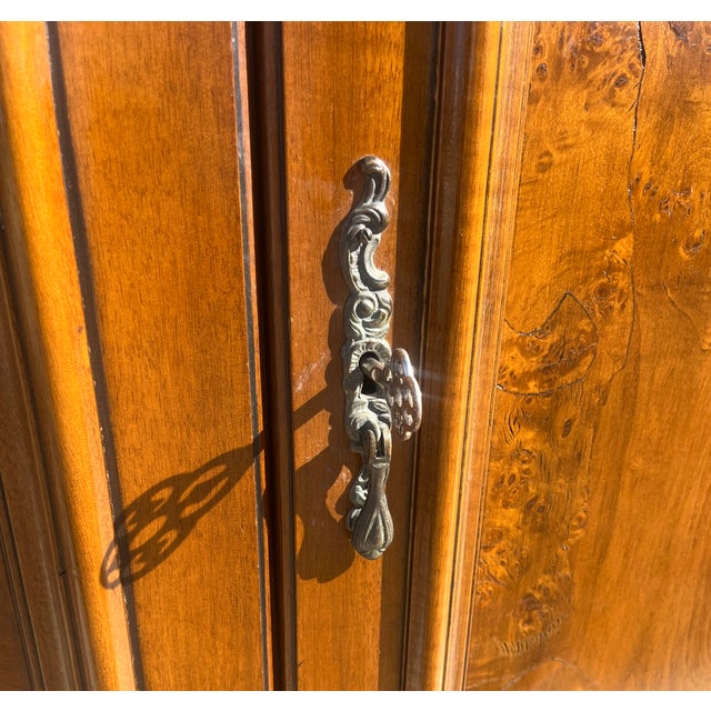 Wood Large Antique Italian Walnut Buffet For Sale - Image 7 of 12