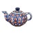 Vintage Boleslawiec Pottery Teapot For Sale