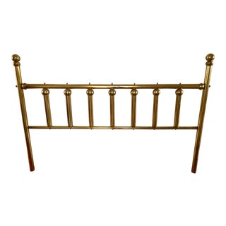 Vintage Brass King Headboard For Sale