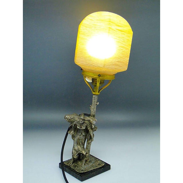 20th Century Sturm Night Lamp by J. Beck, Germany, 1890s For Sale - Image 5 of 12
